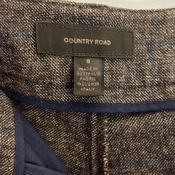 Wool blend brown trousers - Picture 4 of 5